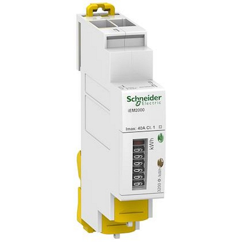 Acti9 iEM - compteur d'énergie mono - 40A - MID-A9MEM2000-3606480217401-SCHNEIDER ELECTRIC FRANCE