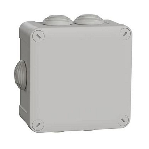 Mureva Box, boite de dérivation IP55 + embouts + bornier 105x105x55, gris-ENN05205-3295150052055-SCHNEIDER ELECTRIC FRANCE