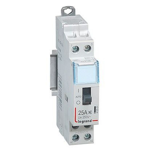 Contacteur domestique CX³ silencieux bobine 230V~ -2P 250V~ 25A 2F - 1 module-412501-3245064125017-LEGRAND