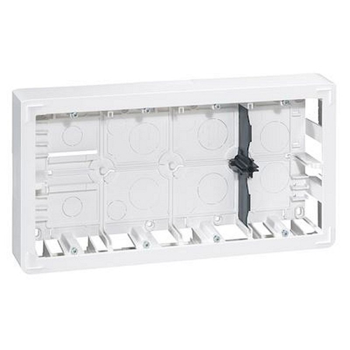 Cadre saillie profondeur 46mm Mosaic pour 2x10 modules et support 080268-080278-3245060802783-LEGRAND