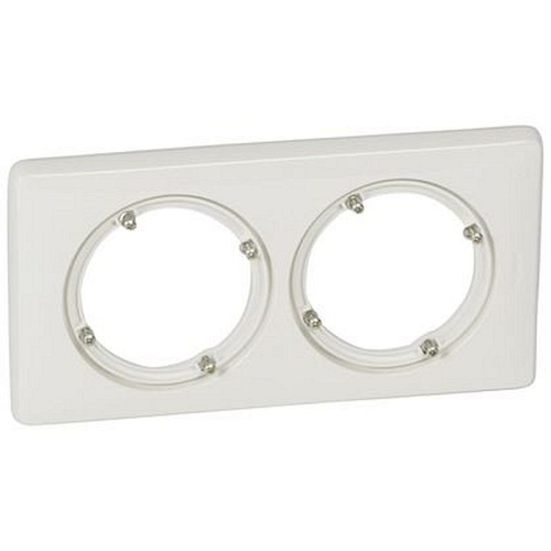 Plaque Céliane IP44 2 postes - Blanc-069072-3245060690724-LEGRAND