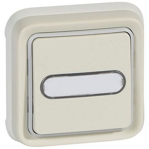 Poussoir inverseur lumineux porte-étiquette Plexo complet IP55 encastré - blanc-069864-3245060698645-LEGRAND