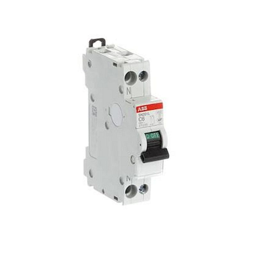 SN201L Disjoncteur modulaire - 1P+N - 6A - courbe C - 4500A/6kA - peignable-2CSS245102R0064-8012542085454-ABB