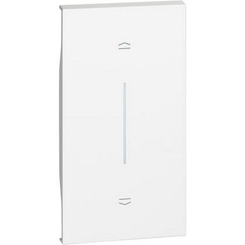 Enjoliveur Living Now pour poussoir de volets roulants 2 modules - blanc-BTKW05M2-8005543613627-BTICINO