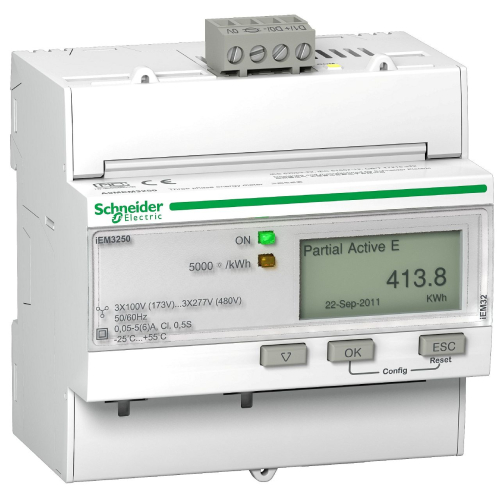 Acti9 iEM - compteur d'énergie tri - TI - Modbus-A9MEM3250-3606480481567-SCHNEIDER ELECTRIC FRANCE