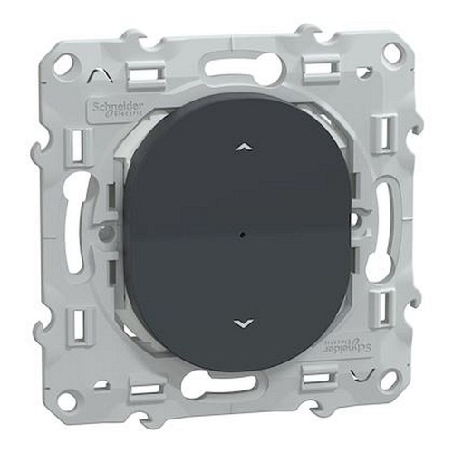 Wiser Ovalis - interrupteur volet-roulant - 4A - zigbee - Anthracite-S340567W-3606482163423-SCHNEIDER ELECTRIC FRANCE