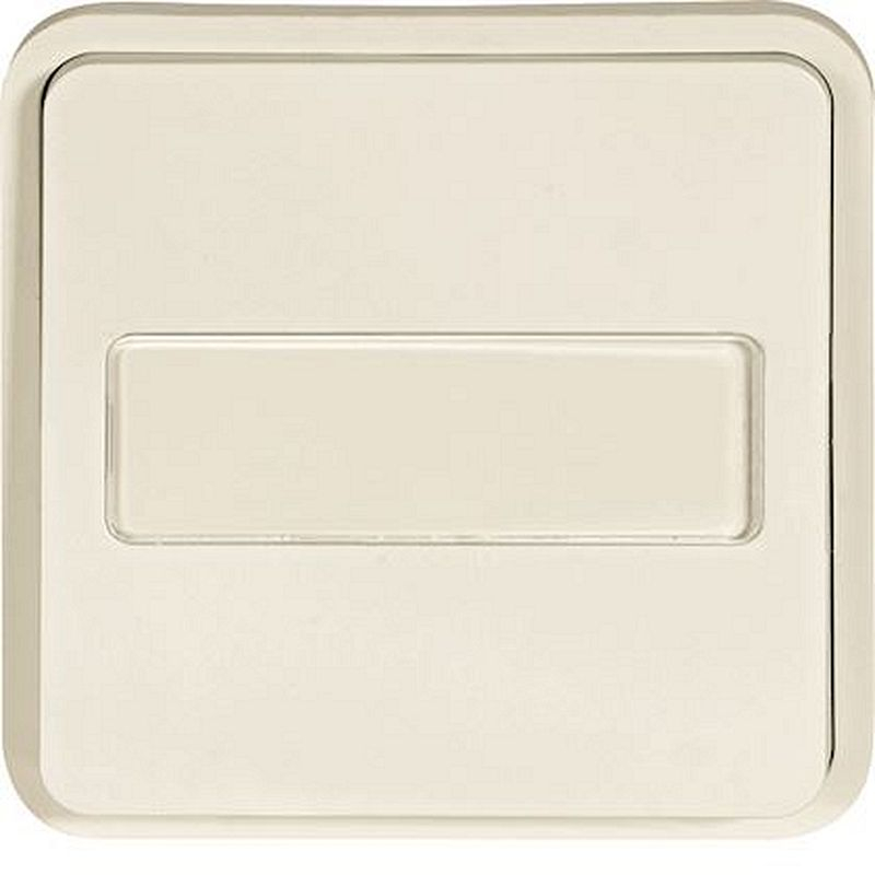 cubyko Poussoir à fermeture 1F porte-étiquette 1F associable blanc IP55