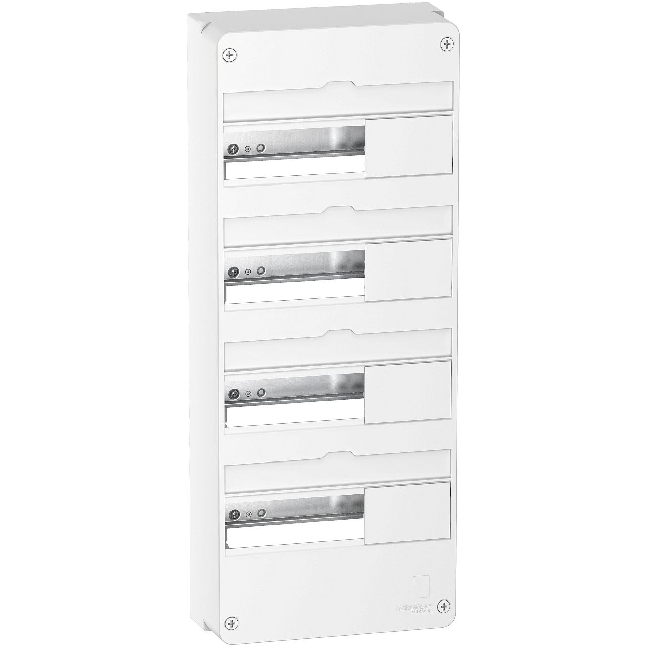 Resi9 - Coffret en saillie Blanc (RAL 9003)- 4 rangées de 13 modules