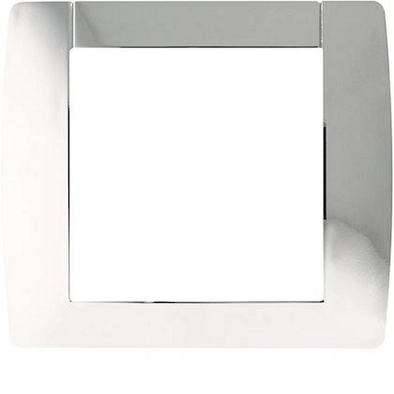 Kallysta classic plaque 1 poste métal coloris Miroir