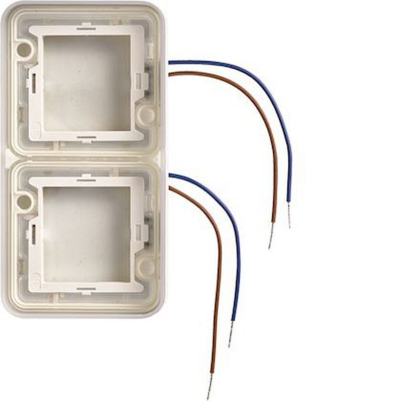 cubyko collerette double lumineuse à LED bleues 230V verticale