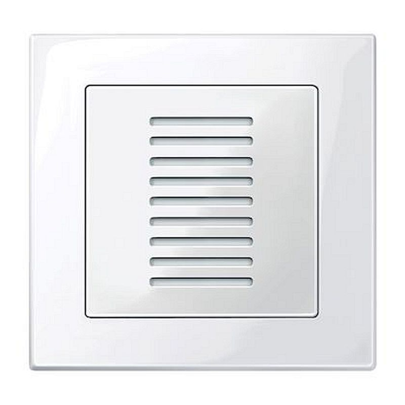 KNX M-Plan - sonde de température intérieure - blanc brillant