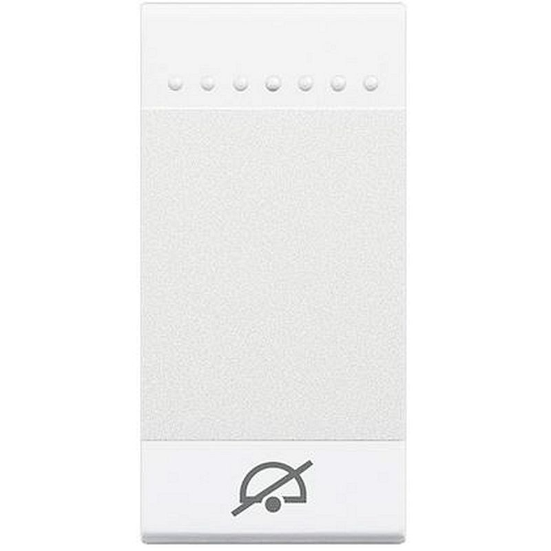 Manette Livinglight avec symbole Ne Pas Déranger 1 module - blanc