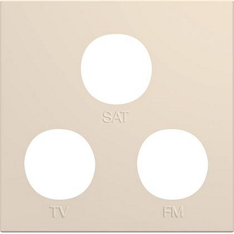 Enjoliveur prise TV+FM+SAT gallery 2 modules dune