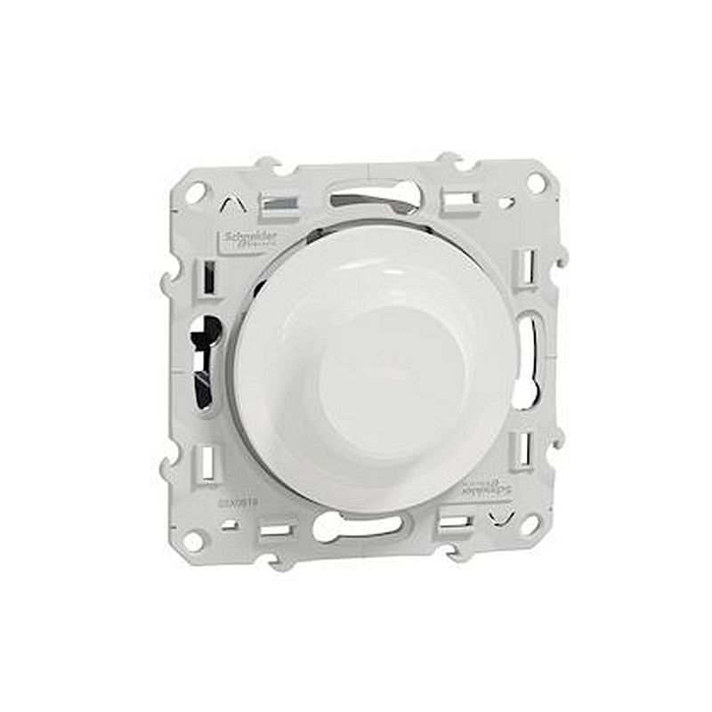 Odace - Variateur de lumière universel en 2 ou 3 fils 3W 100W(Led) - Blanc