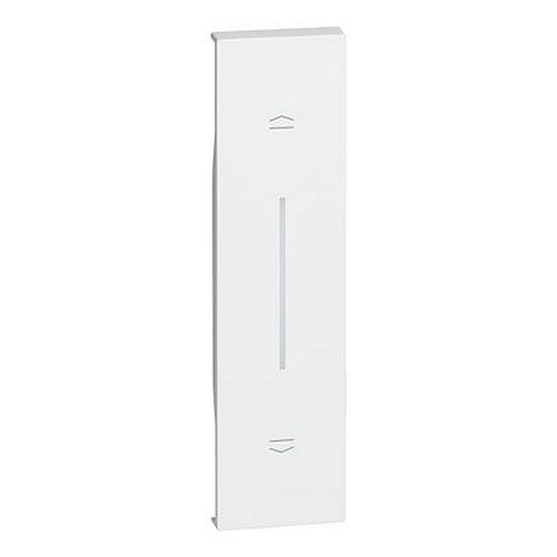 Enjoliveur Living Now pour poussoir de volets roulants 1 module - blanc