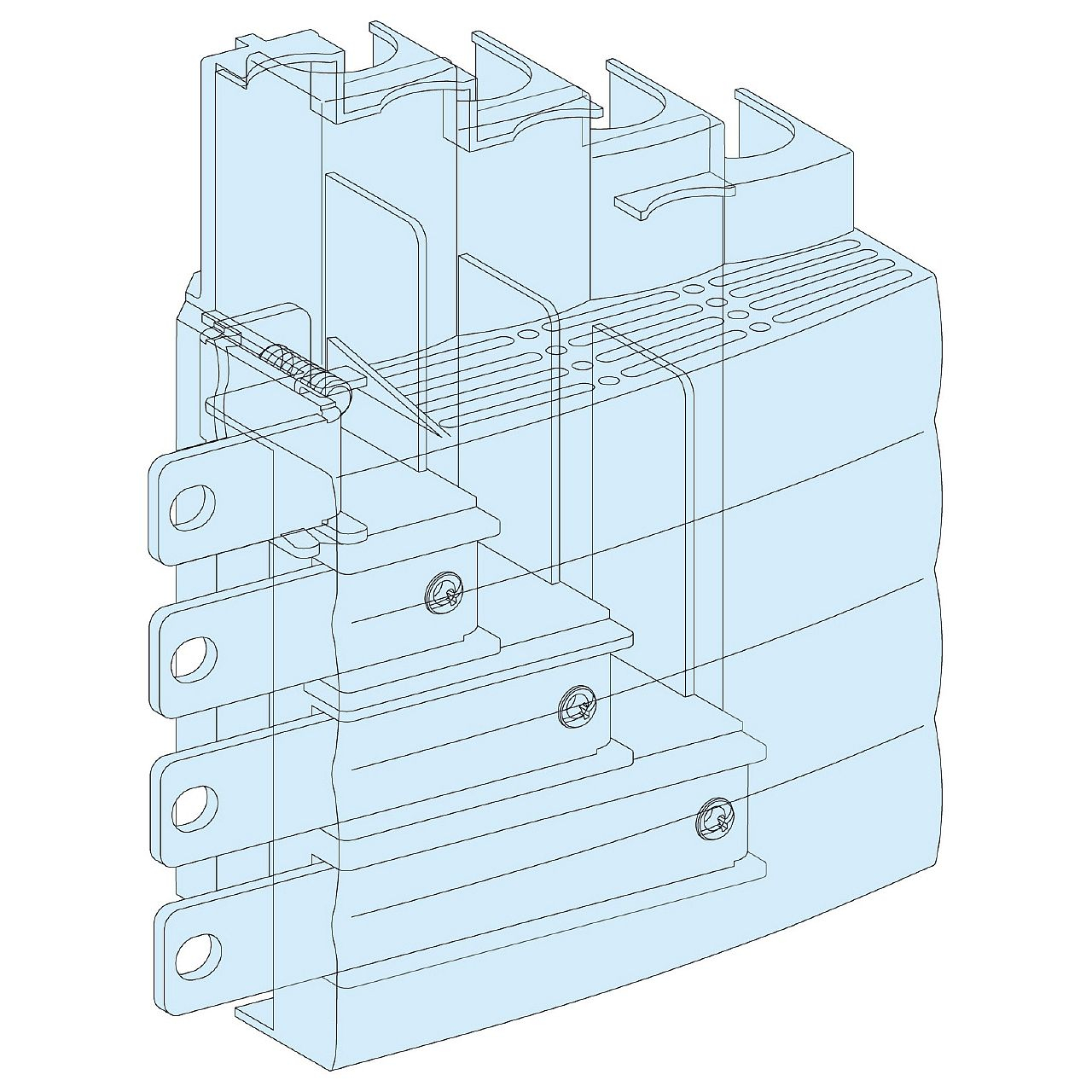 PrismaSeT G Active - Bloc raccordement arrivée NS-INS250 haut