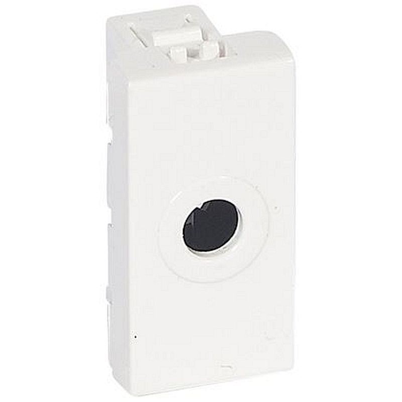 Sortie de fil D=8mm Mosaic 1 module - blanc