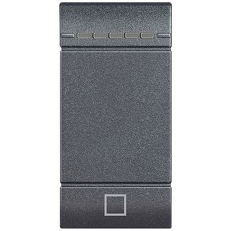 Manette Livinglight symbole STOP 1 module - anthracite