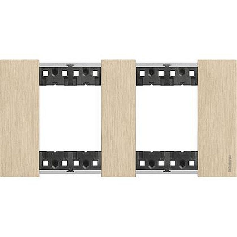 Plaque de finition Living Now Collection Les Blancs 2x2 modules finition Or