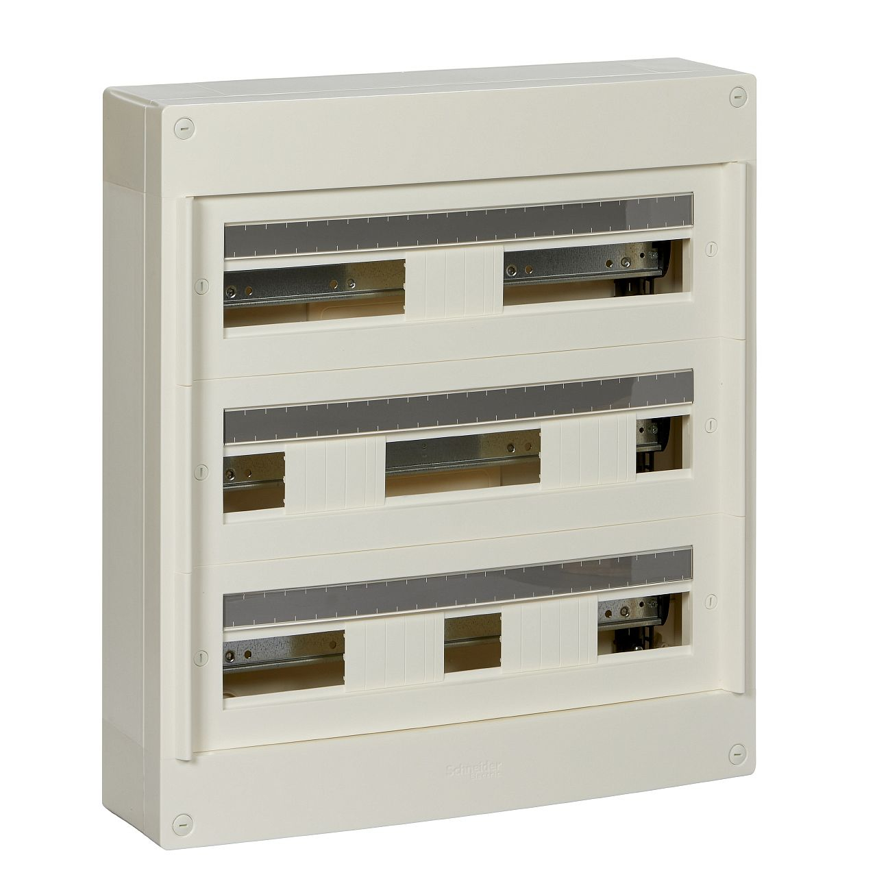 Pragma - coffret en saillie 3 rang.24 modules - 160A - sans porte - blanc