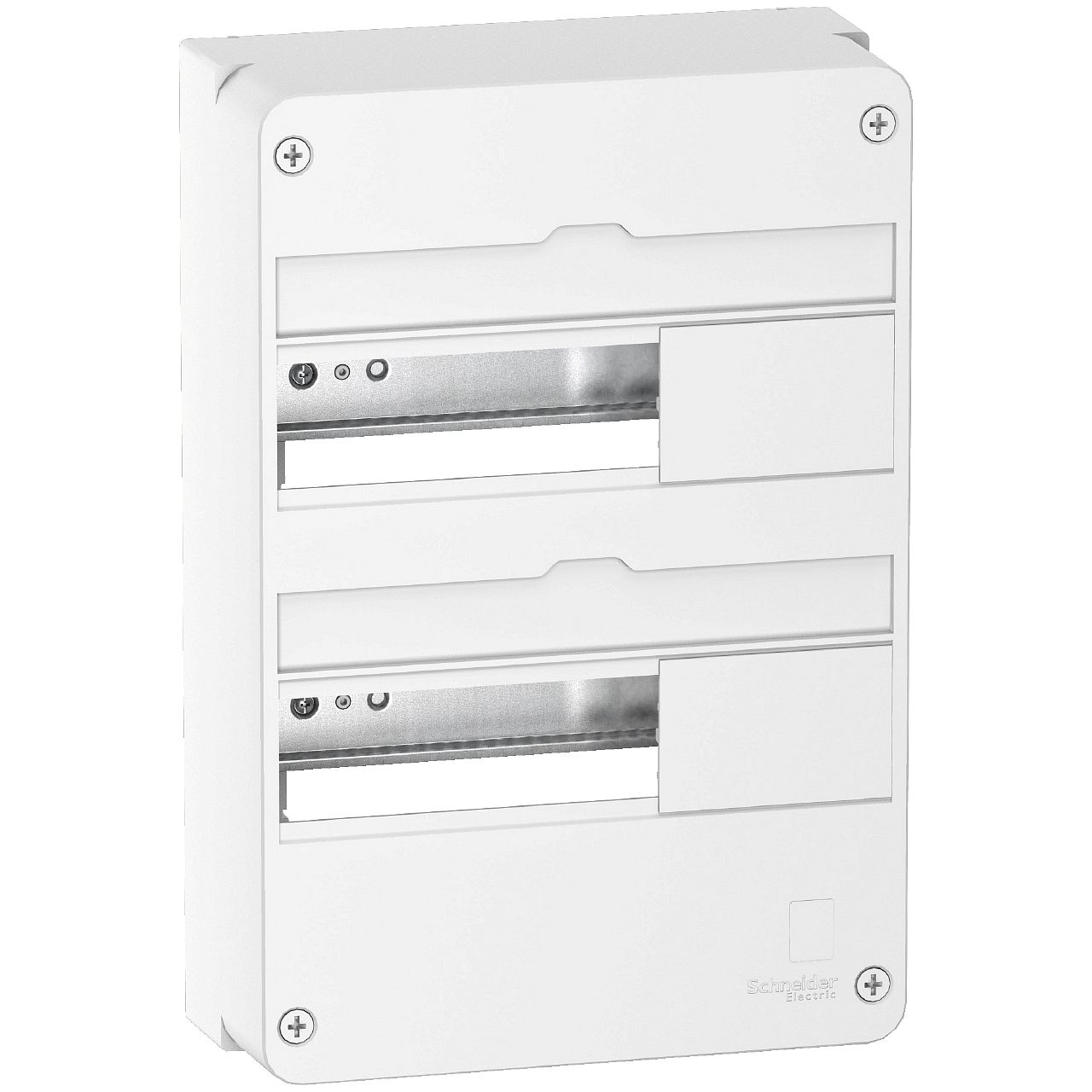 Resi9 - Coffret en saillie Blanc (RAL 9003)- 2 rangées de 13 modules