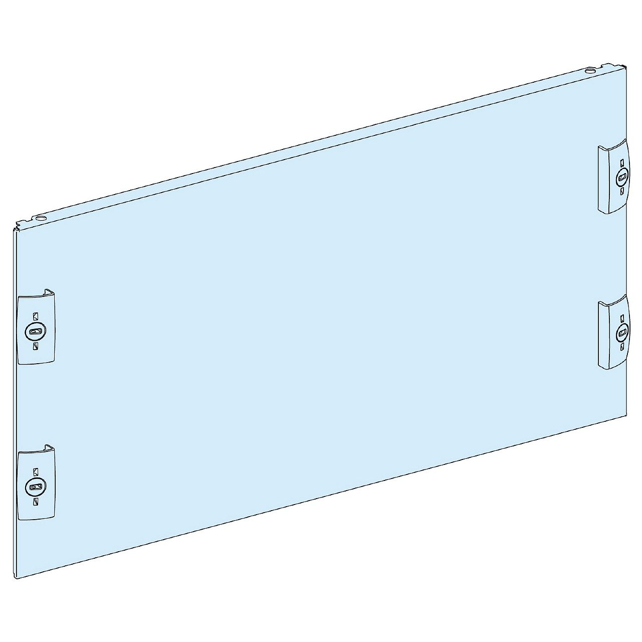 Plastron plein, 6 modules