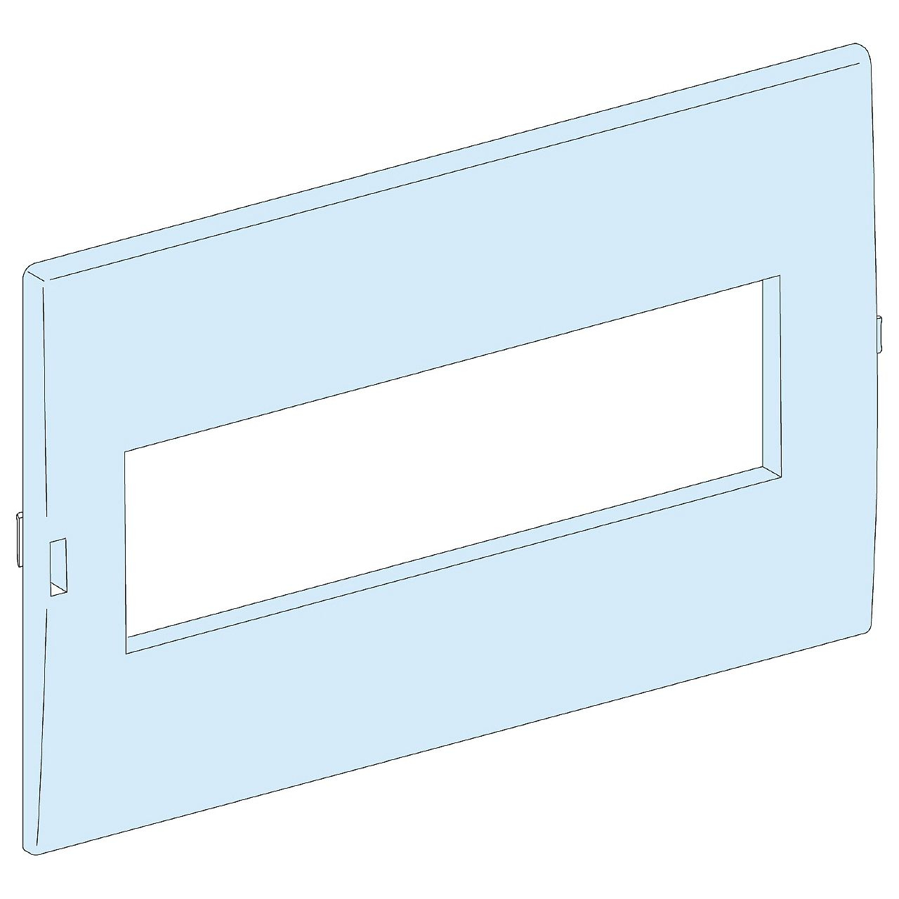 Kaedra - accessoire coffret - plastron pour appareillage modulaire - 18 modules