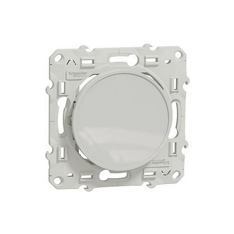 Odace - Obturateur blanc (RAL 9003) - Fixation par vis