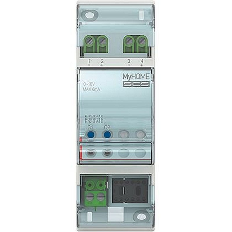 Actionneur 2 sorties 0V à 10 V gestion de température BUS - 2 modules