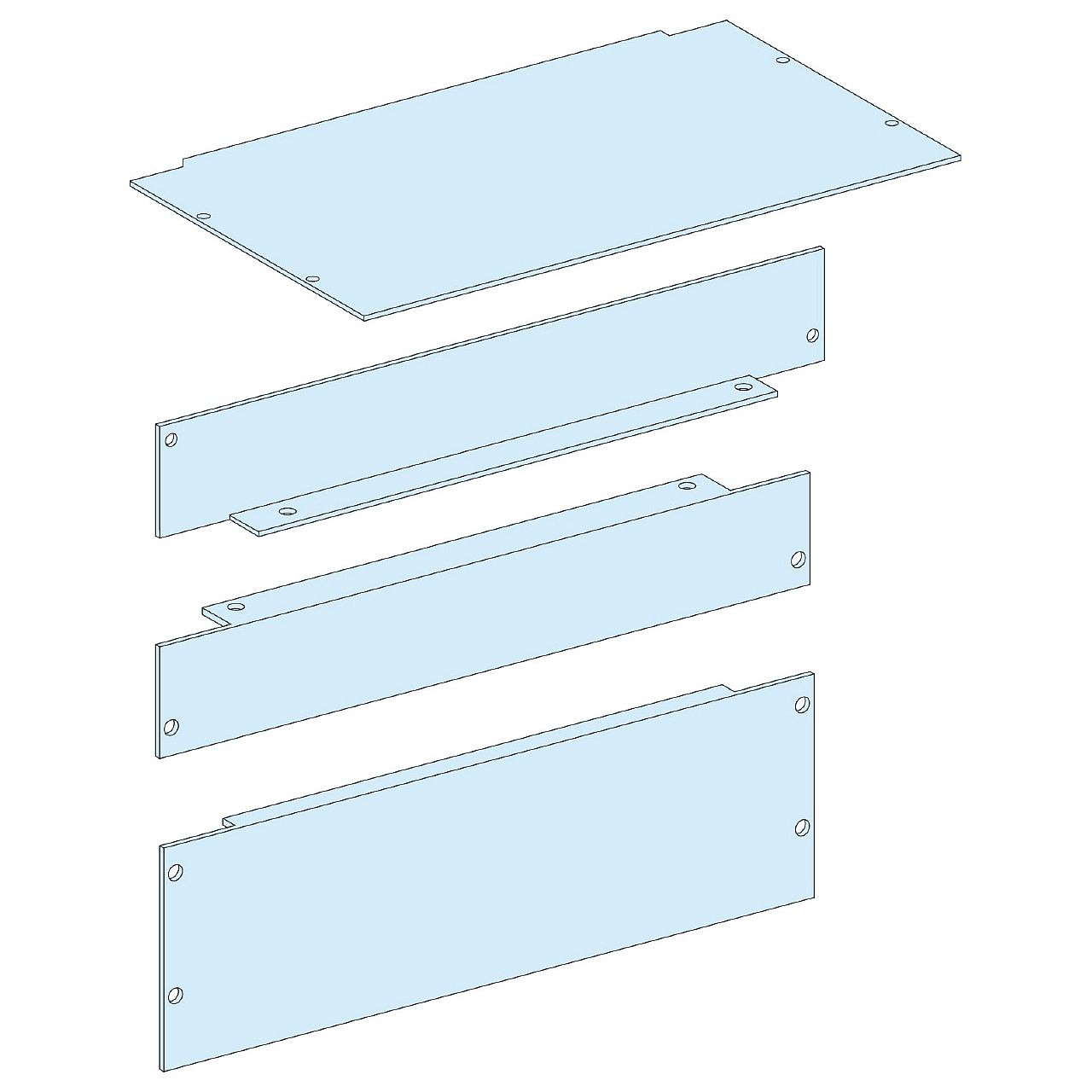 PrismaSeT G Active - Habillage de socle - L300 - RAL7016