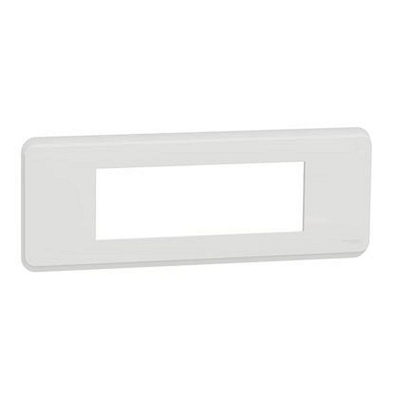 Unica Pro - plaque de finition - Blanc antimicrobien - 6 modules