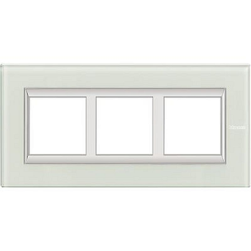 Plaque Axolute Verre 2+2+2 modules vertical pour rénovation entraxe 57mm -Whice