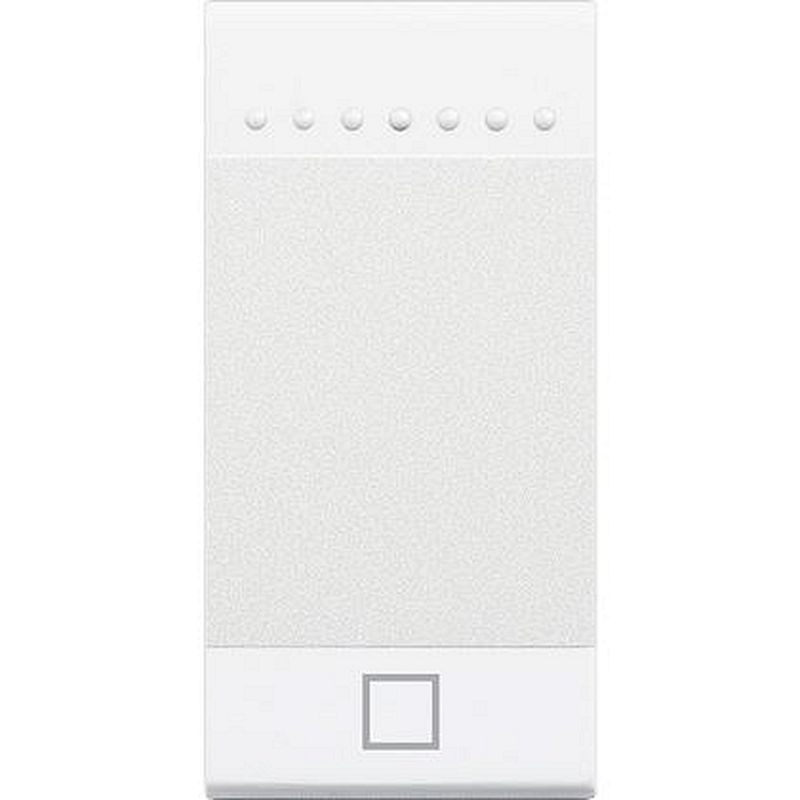 Manette Livinglight symbole STOP 1 module - blanc