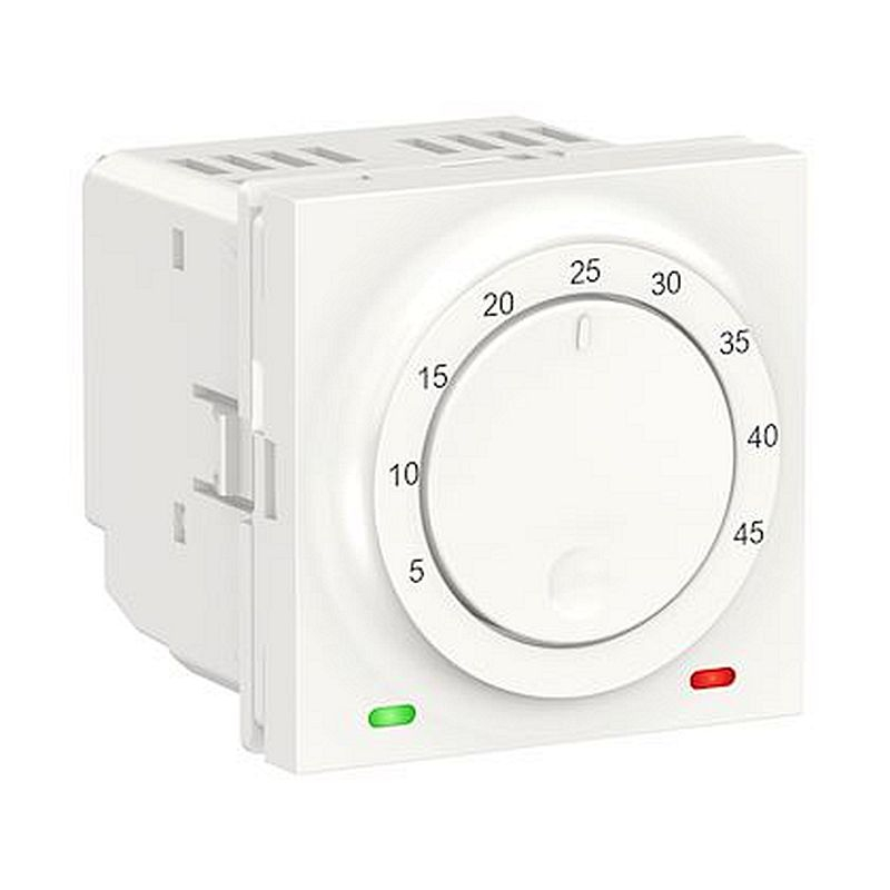 Unica - thermostat pour plancher chauffant - 10A - Blanc - méca seul