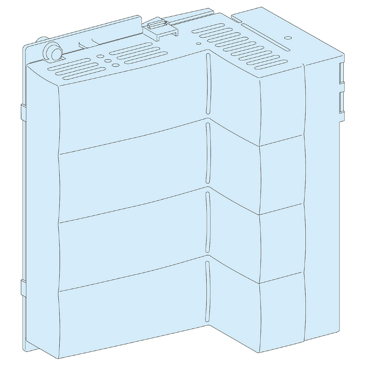 Linergy - Bloc alimentation INV400 - INS400 horizontal (vers Linergy BW)