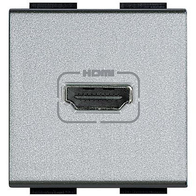 Prise HDMI Type-A préconnectorisée version 2.0 - Tech - 2 modules