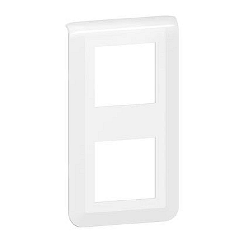 Plaque de finition verticale Mosaic pour 2x2 modules blanc