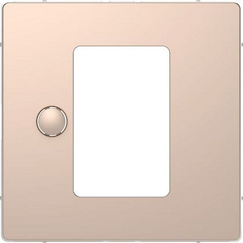 D-Life - enjoliveur pour thermostat programmable écran tactile - métal champagne