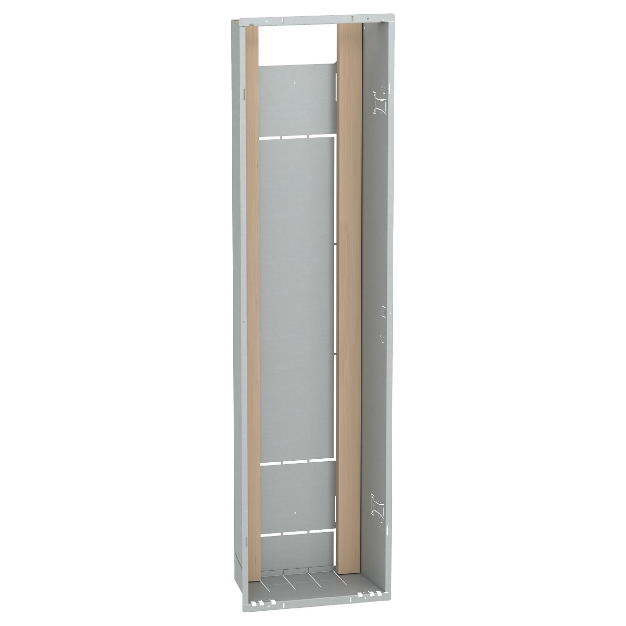 Resi9 - bac d'encastrement 1x13 modules - hauteur utile 1105 mm