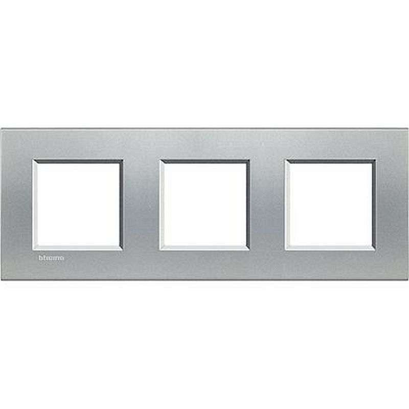 Plaque Livinglight Neutre 2+2+2 modules horizontal ou vertical - Tech