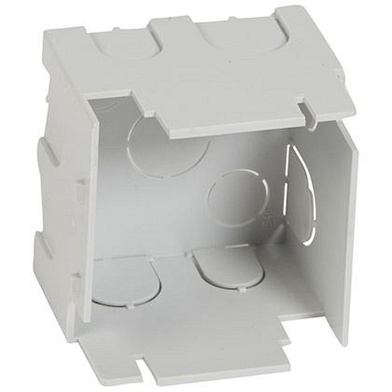 Boîtier pour paroi mince Batibox 2modules - supports réf.080291/080295