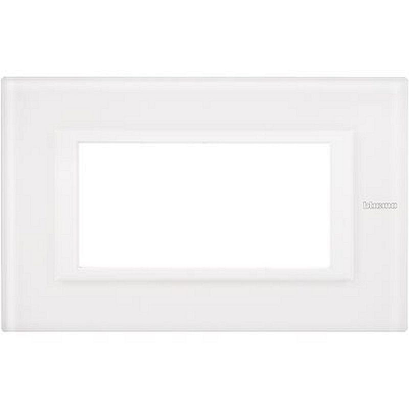 Plaque rectangulaire Axolute Verre 4 modules - Verre blanc