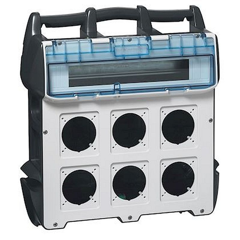 Coffret de chantier P17 IP44 IK09 40A à équiper -400V~ maxi -jusqu'à 6 prises