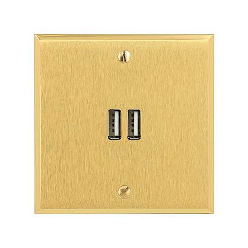 Art d'Arnould univers Mémoire chargeur double USB 2,4A - or brossé