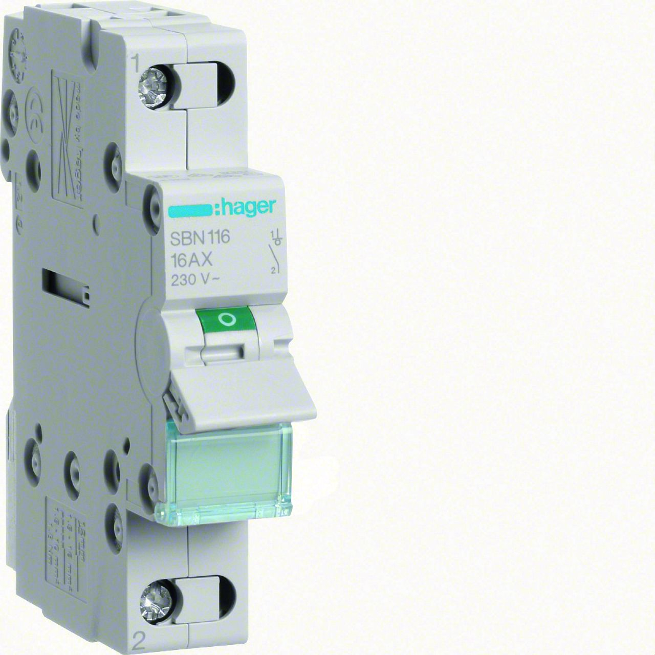 Interrupteur modulaire 1 pôle 16A