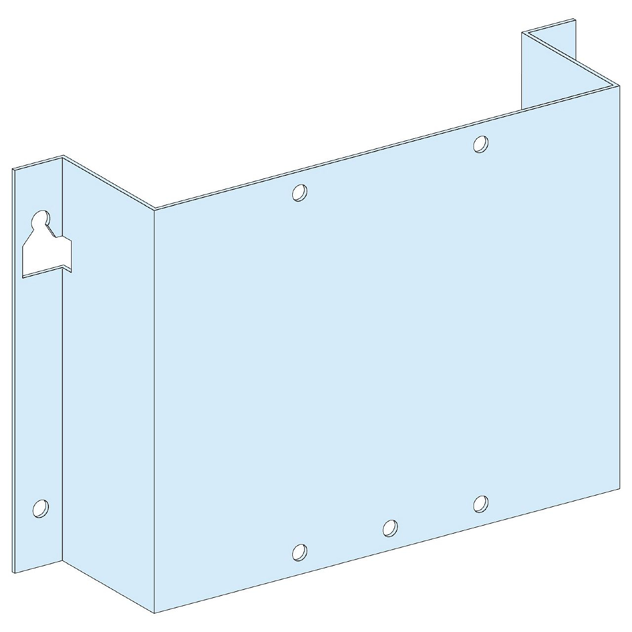 PrismaSeT G Active - Platine NSX250 vertical-fixe-Cde rotative-L300-RAL9003