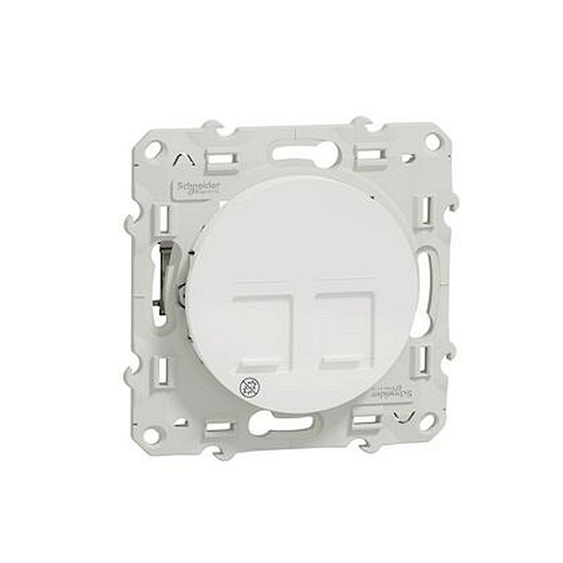 Odace, prise RJ45, grade 3 (multimédia) cat. 6 STP, à vis, Antibacterien