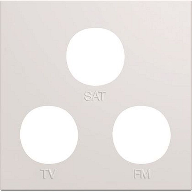 Enjoliveur prise TV+FM+SAT gallery 2 modules pure