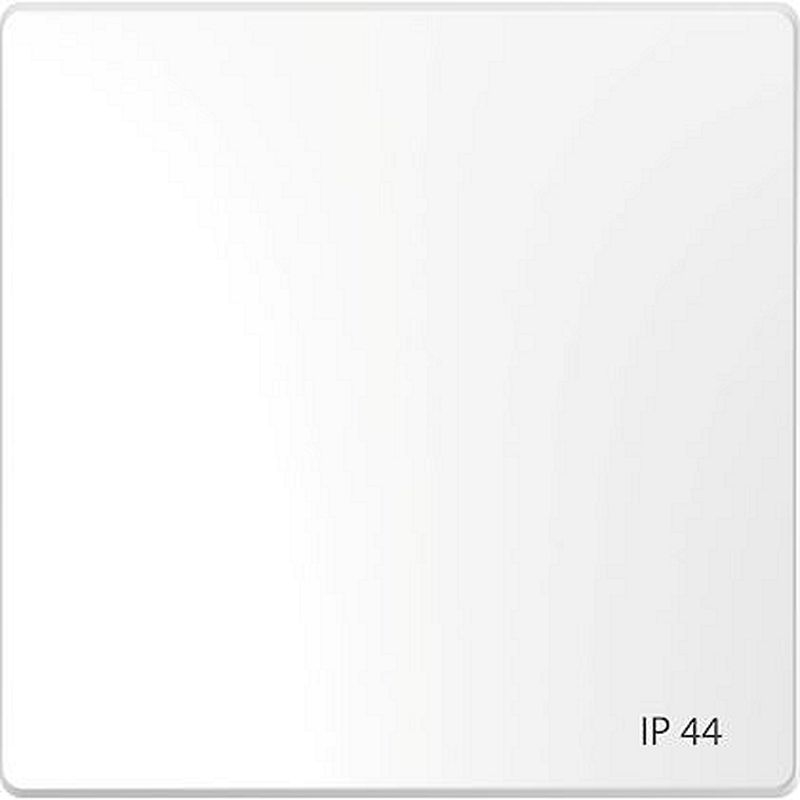 D-Life - enjoliveur pour commande simple IP44 avec joint - blanc lotus