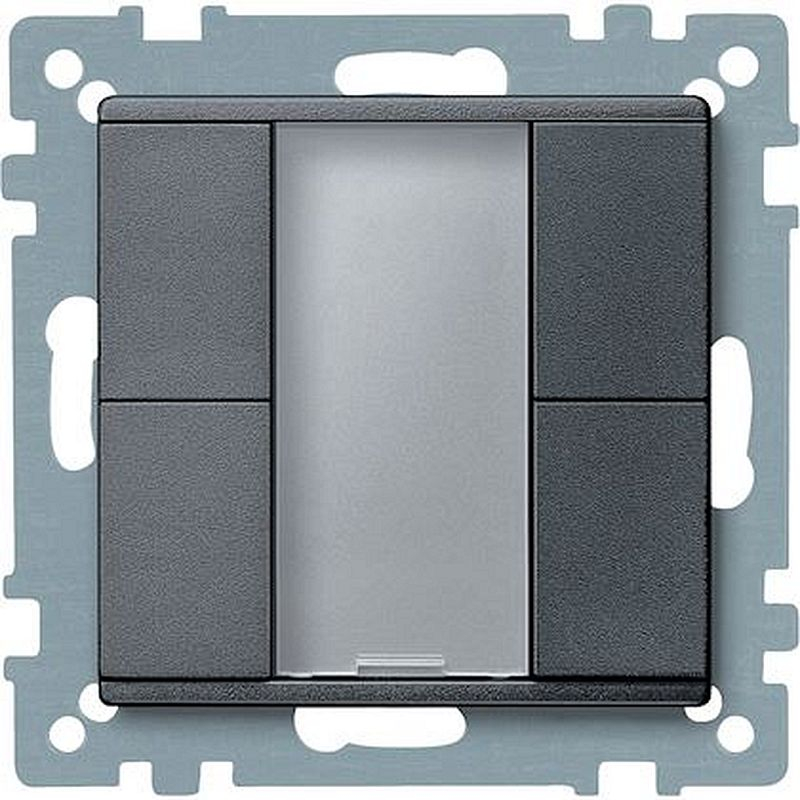 KNX M-Plan - commande multifonction - 4 BP - anthracite